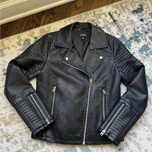 Topshop faux leather jacket